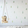 Adorable Green Pine Tree Wall Stickers - Decor Home