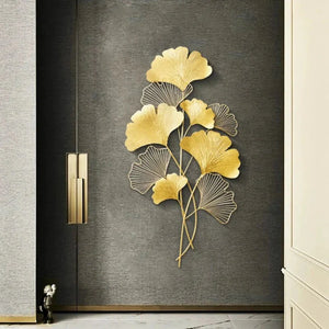 Leafy Luxe Metal Wall Art Home Decor - Decor Home