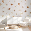 Nature Whisper Watercolour Boho Leaves Wall Stickers - Decor Home