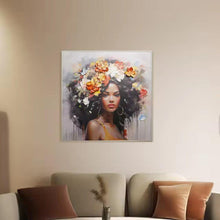 Load image into Gallery viewer, Graceful Gleam Handpainted Resin Beauty Wall Art - Decor Home
