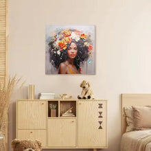 Load image into Gallery viewer, Graceful Gleam Handpainted Resin Beauty Wall Art - Decor Home
